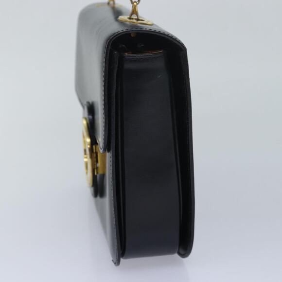 CELINE Circle Hand Bag Leather Black - Picture 5 of 13